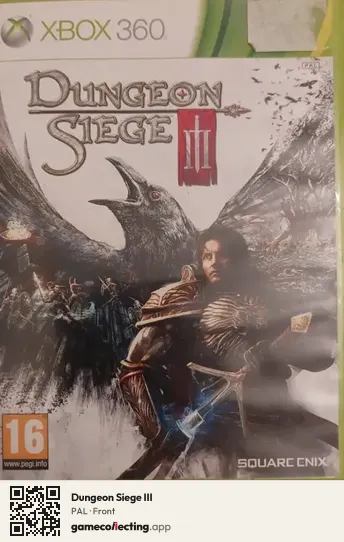 Dungeon Siege III Xbox 360, PAL box front