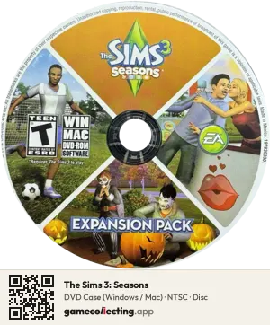 The Sims 3: Seasons Computer, NTSC disc