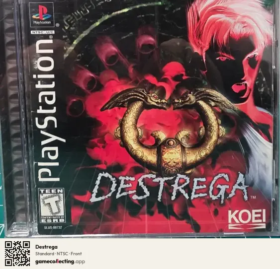 Destrega PlayStation, NTSC box front