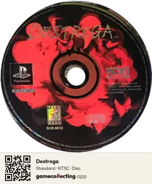 Destrega PlayStation, NTSC disc