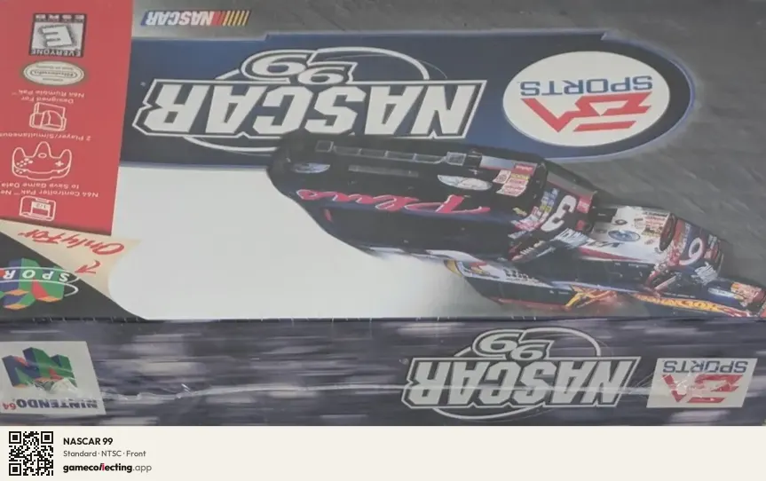 NASCAR 99 Nintendo 64, NTSC box front