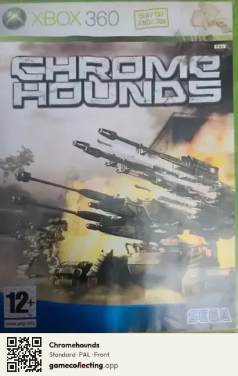 Chromehounds Xbox 360, PAL box front