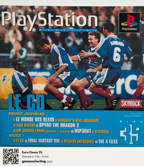 Euro Demo 35 PlayStation, PAL box front