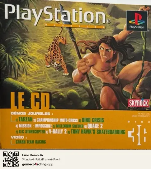 Euro Demo 36 PlayStation, France box front