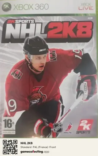 NHL 2K8 Xbox 360, France box front