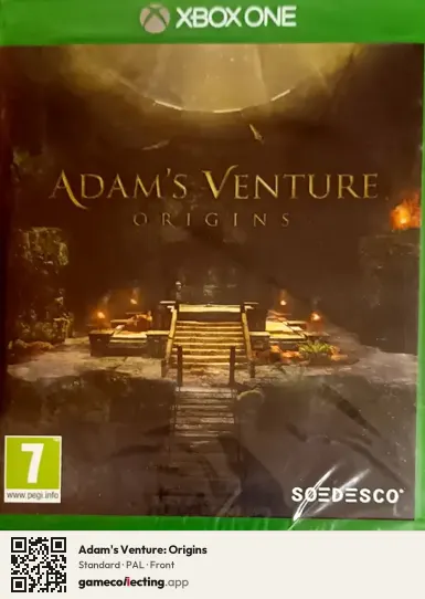 Adam's Venture: Origins Xbox One, PAL box front