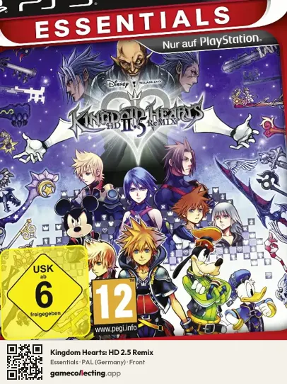 Kingdom Hearts: HD 2.5 Remix PlayStation 3, Germany box front