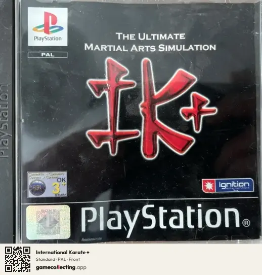 International Karate + PlayStation, PAL box front