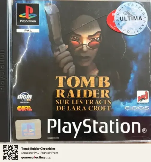 Tomb Raider Chronicles PlayStation, France box front