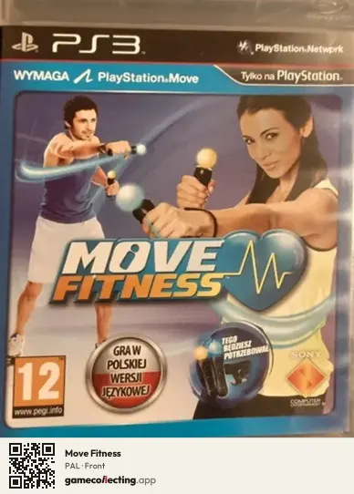 Move Fitness PlayStation 3, PAL box front