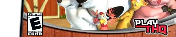 Back at the Barnyard: Slop Bucket Games, the ESRB box on its front