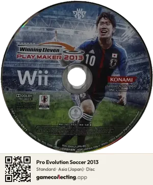 Pro Evolution Soccer 2013 Nintendo Wii, Asia disc