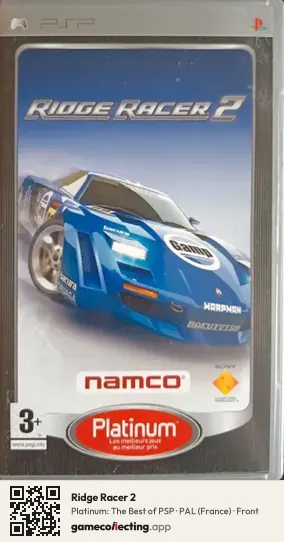 Ridge Racer 2 PlayStation Portable, France box front