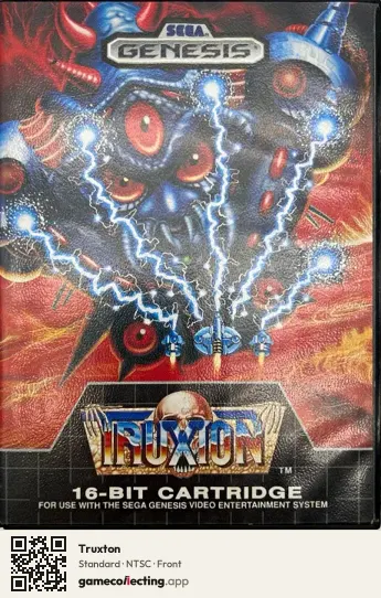 Truxton Sega Mega Drive / Genesis, NTSC box front