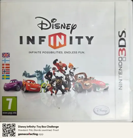 Disney Infinity: Toy Box Challenge Nintendo 3DS, Nordic countries box front