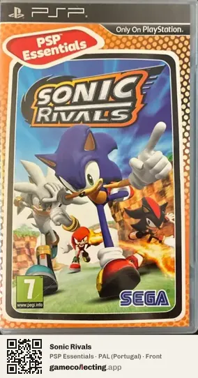 Sonic Rivals PlayStation Portable, Portugal box front