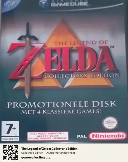 The Legend of Zelda: Collector's Edition Nintendo GameCube, Netherlands box front