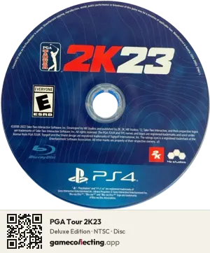 PGA Tour 2K23 PlayStation 4, NTSC disc