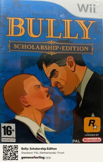 Bully: Scholarship Edition Nintendo Wii, Netherlands box front