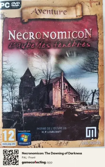 Necronomicon: The Dawning of Darkness Computer, PAL box front