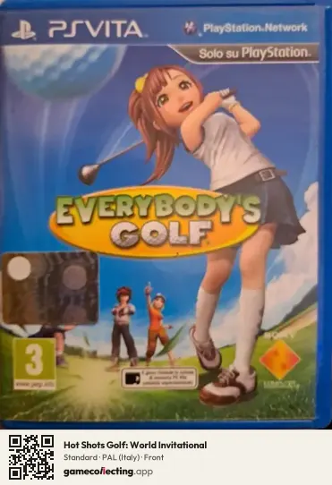 Hot Shots Golf: World Invitational PlayStation Vita, Italy box front