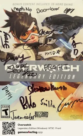 Overwatch Computer, NTSC box front