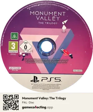 Monument Valley: The Trilogy PlayStation 5, PAL disc