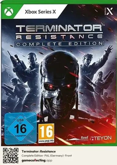 Terminator: Resistance Xbox Series X, Germany box front