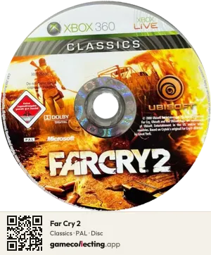 Far Cry 2 Xbox 360, PAL disc