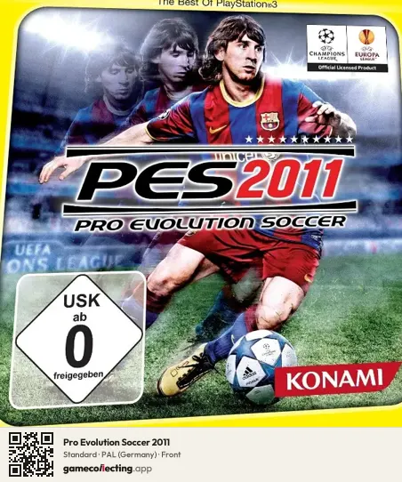 Pro Evolution Soccer 2011 PlayStation 3, Germany box front