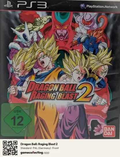 Dragon Ball: Raging Blast 2 PlayStation 3, Germany box front