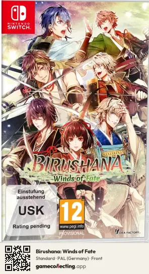 Birushana: Winds of Fate Nintendo Switch, Germany box front
