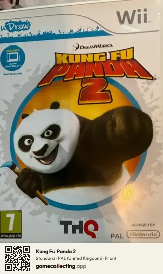 Kung Fu Panda 2 Nintendo Wii, United Kingdom box front