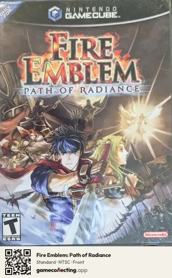 Fire Emblem: Path of Radiance Nintendo GameCube, NTSC box front