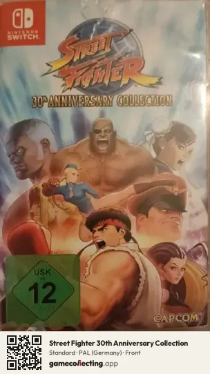 Street Fighter 30th Anniversary Collection Nintendo Switch, Germany box front