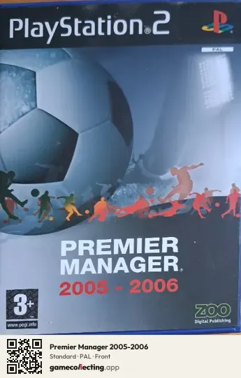 Premier Manager 2005-2006 PlayStation 2, PAL box front