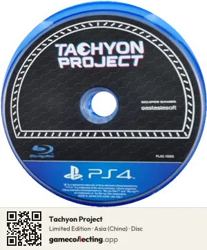 Tachyon Project PlayStation 4, Asia disc