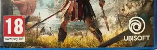 Assassin's Creed Odyssey, the PEGI square on its front