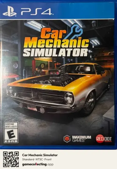 Car Mechanic Simulator PlayStation 4, NTSC box front