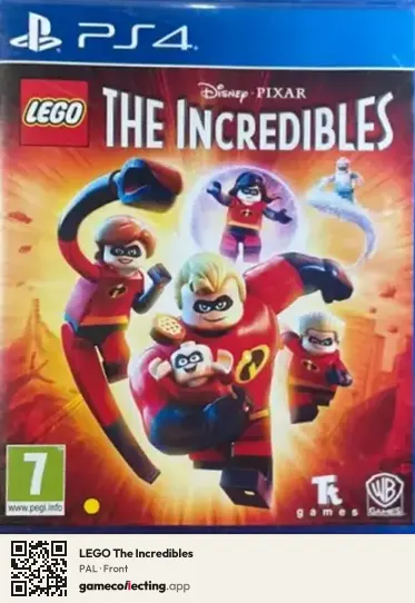 LEGO The Incredibles PlayStation 4, PAL box front