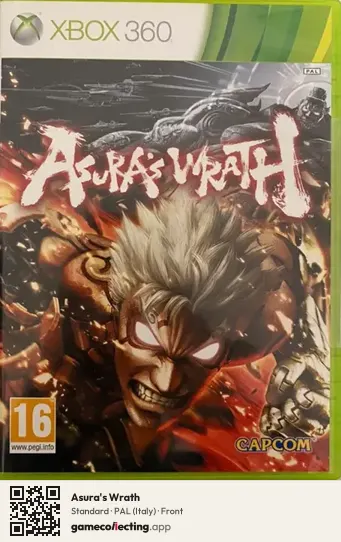 Asura's Wrath Xbox 360, Italy box front