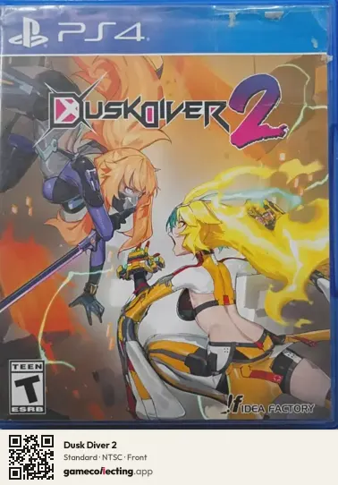 Dusk Diver 2 PlayStation 4, NTSC box front