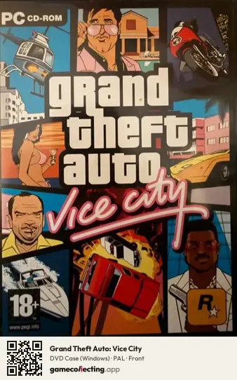 Grand Theft Auto: Vice City Computer, PAL box front