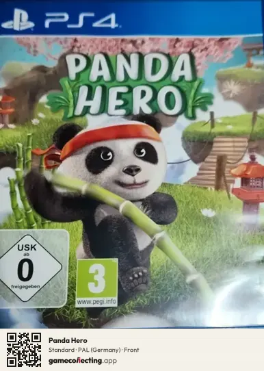 Panda Hero PlayStation 4, Germany box front