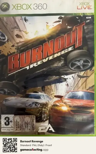 Burnout Revenge Xbox 360, Italy box front