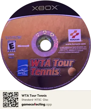 WTA Tour Tennis Xbox, NTSC disc