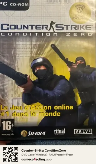Counter-Strike: Condition Zero Computer, France box front