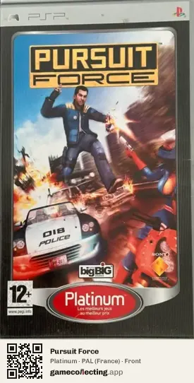 Pursuit Force PlayStation Portable, France box front