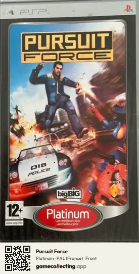 Pursuit Force PlayStation Portable, France box front