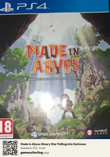 Made in Abyss: Binary Star Falling into Darkness PlayStation 4, PAL box front